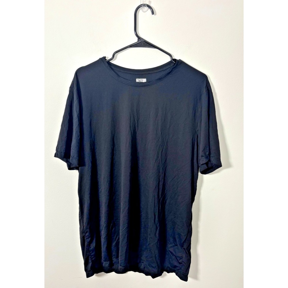 32 Degrees Cool Men's XL T-Shirt Black Lightweight